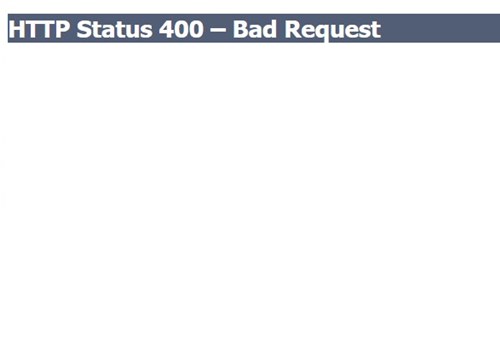楽天モバイルに申し込みをしようとしたところ「HTTP Status 400 – Bad Request」のエラー画面になってしまった